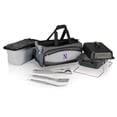 thumbnail image 2 of Northwestern Wildcats Portable Charcoal Grill & Cooler Tote, 2 of 2