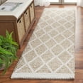 thumbnail image 2 of SAFAVIEH Natura Montana Diamond Runner Rug, Brown/Ivory, 2'3" x 8', 2 of 7