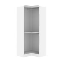Bestar Versatile 36W Corner Closet Organizer in White