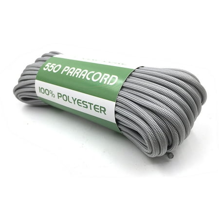 

JUNTEX 31 Meters Dia.4mm 7 Cores Braided Rope for Woven Bracelet Camping Tent Rope