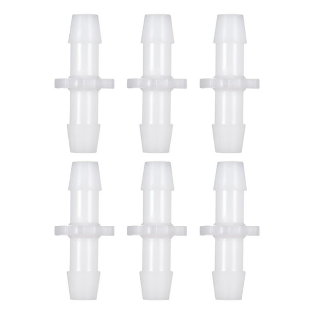 Andoer 6Piece Straight Shape Connector Hose Tube Fitting Aquarium Air Tubing Connectors for