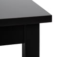 thumbnail image 5 of Kate and Laurel Lillian Modern Narrow Side Table, 18 x 12 x 24, Black, Transitional Side Table for Display, Storage, and Gathering, 5 of 7
