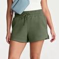 thumbnail image 7 of Guluxicc Women's Athletic Shorts with Pockets Elastic Waist Drawstring Running Short Trousers for Everyday Gym Workout, 7 of 7