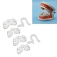 thumbnail image 1 of Intraoral Support Mouth Opener, Oral Bite Retractor Tools Reusable 2 Set White  for Hospitals, 1 of 8