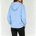 thumbnail image 4 of ASDFVBKG Women's Lightweight Cotton Blend Long Sleeve Zip Up Thin Hoodie Jacket Light Blue 2XL, 4 of 6