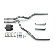 Flowmaster Super 10 Mandrel-Bent Dual Truck Exhaust Kit with Chrome Tips