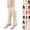 #03 Beige, variant on Cable Knit Leg Warmers Women Winter Knitted Crochet Knee Boot Stockings Cuffs Long Legging Socks ,One Size,Purple