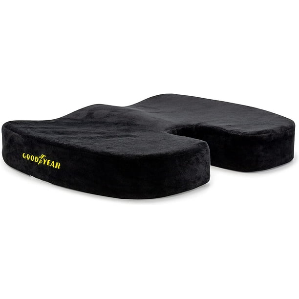 Goodyear, Seat Cushion for Car or Office Chair, 100 Pure Memory Foam