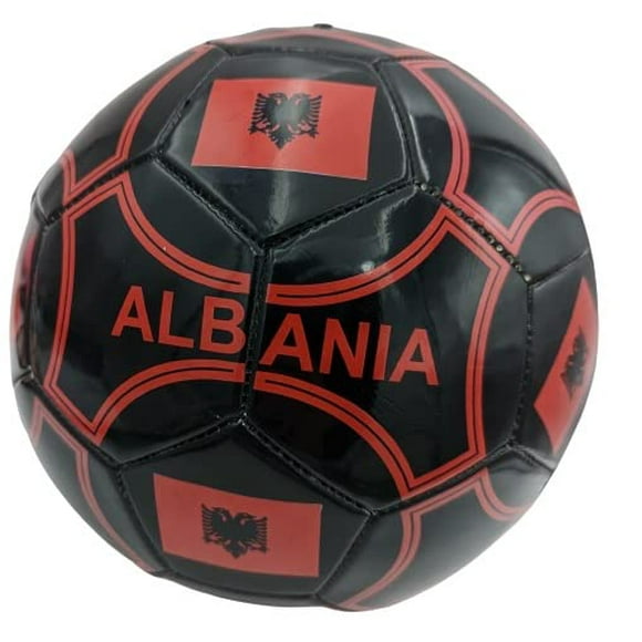 Youth Soccer Ball with Country Flag Colors - Scoccer Ball Size 4 -Diameter 7.95 Inches