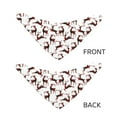 thumbnail image 3 of Rateoe Christmas Plaid Moose Print Pet Scarf for Dogs and Cats – Stylish Reflective Design, Breathable & Durable Pet Bandana with Quick-Release Buckle-Large, 3 of 5
