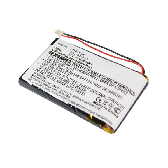 Batteries N Accessories BNA-WB-L9758 Remote Control Battery - Li-ion, 3.7V, 1800mAh, Ultra High Capacity - Replacement for RTI ATB-1700 Battery