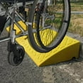 thumbnail image 1 of serony Rampe Portable pour Fauteuil Roulant, Rampe de Seuil Antidérapante 16cm Jaune, 1 of 7