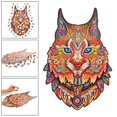 thumbnail image 3 of Rompecabezas De Animales De Madera, Piezas Para , Bricolaje, único, , Alta Definición, 1 Sunnimix Rompecabezas para niños, 3 of 8