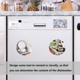 thumbnail image 3 of 2 Pcs Strong Fridge Magnets Large Watercolor Flower Refrigerator Magnets Sticker Decor for Whiteboards Locker 4"x2.5", 3 of 5