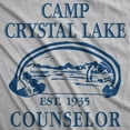 thumbnail image 2 of Mens Camp Crystal Lake T shirt Funny Graphic Camping Vintage Adult Novelty Tees Graphic Tees, 2 of 7