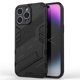 thumbnail image 1 of For iPhone 16 Pro Max Case PC+TPU Shockproof Phone Cover with Kickstand - Black, 1 of 5