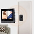 thumbnail image 4 of Cámara De Timbre Con Vídeo Inteligente, Audio Bidireccional De 2,4 GHz, Visión Nocturna Inalámbrica, WiFi, De Portero Automático, ABS Para Oficina, 4 of 7