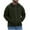 Army Green, variant on Mens Zip Up Fleece Hoodies Heavyweight Athletic Full Zip Hooded Sweatshirt with Thermal Lining and Pockets