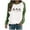 Green-Halloween Shirts, variant on Inverlee Women's Halloween Sweatshirts Plus Size Pumpkin Ghost Print T-shirt Loose Fit Crewneck Sweatshirt Long Sleeve Holiday Pullover Tops Halloween Clothes