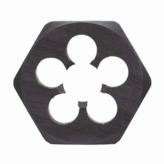 Century Drill & Tool, 98211, 9/16-12 NC, Hex Die, Precision Cut External Threads, High Carbon Alloy Steel