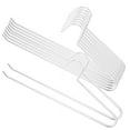 thumbnail image 7 of FONDOTIN Clothes Hangers Space Saving Aluminium Alloy Silver 10pcs Non Slip Simple, 7 of 7