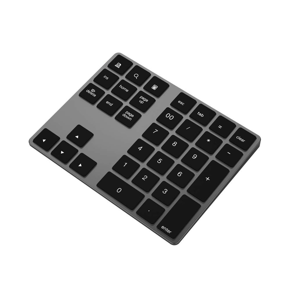 TureClos Numeric Keyboard with USB Digital Input Travel Aluminum Small ...