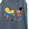 thumbnail image 3 of Hey Arnold! - Arnold and Gerald Skateboard - Women's Racerback Tank Top, 3 of 5