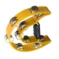 thumbnail image 3 of Musical Percussion Tambourine, Lightweight Sturdy Creativity And Imagination Inspiring Hand Tambourine Bell Handle Design Plastic  For Concert, 3 of 8