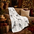 thumbnail image 3 of Great Dane Dog Autumn Leaves Pattern, Peaceful Pet Portrait Pattern, Warm Flannel Blanket for Living Room and Bedroom, Dog Lovers Thanksgiving Gift, Pet Lover Home Decor, 3 of 9