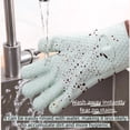 thumbnail image 6 of Silicone Oven Mitts with Fingers, Heat Resistant 450°F Waterproof Non-Slip Oven Gloves, Cotton Lined Kitchen Mitts for Home, Baking, BBQ, 2 Pcs (Pink), 6 of 6