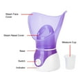 thumbnail image 3 of Face Steamer Mist Sprayer Moisturizing Face Machine with Aromatherapy Function, Purple, 50ml Capacity, 18min Spray Time, ±45 degrees Celsius  Steam Temperature, 3 of 8