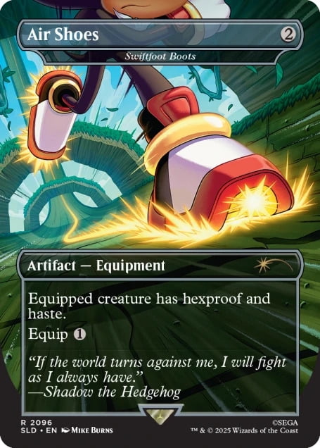 Magic the Gathering Secret Lair x Sonic the Hedgehog: Turbo Gear - Non-Foil Edition