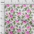 thumbnail image 1 of oneOone Polyester Lycra Fabric Leaves & Floral Artistic Print Sewing Fabric BTY 56 Inch Wide, 1 of 4