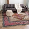 thumbnail image 1 of Unique Loom 3129155 8 x 8 ft. Gothenburg Aurora Square Rug, Beige, 1 of 1