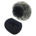 thumbnail image 4 of Bunblic Housse de Microphone Manchon de Microphone Réutilisable Diffusion Studio Micro Professionnel Pratique Muff Micro Pare-Brise pour H5 H6 Noir Blanc, 4 of 8