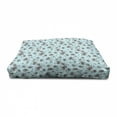 thumbnail image 4 of Vintage Floral Pet House, Monochrome Watercolor Wildflowers Poppies Daisies Cornflowers, Outdoor & Indoor Portable Dog Kennel with Pillow and Cover, 5 Sizes, Charcoal Grey Pale Blue, by Ambesonne, 4 of 5