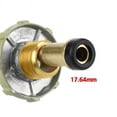 Outdoor BBQ Camping Stove Gas Refill Adapter Brass Cylinder Tank