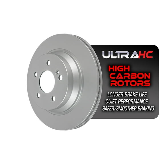 UltraHC Coated High Carbon Brake Rotor, Front UR001224, Mercedes-Benz ML350 2011-2006