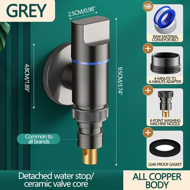 Sokhug Outlet Angle-way Toilet Bidet Shower Faucet Bathroom Accessories Outlet Angle