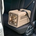 thumbnail image 2 of Richelle Foldable Travel Pet Carrier Extra Small in Brown, Stores Easily,  for Dogs & Cats, 2 of 5