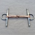 thumbnail image 4 of Anillo en D Flexible de Acero Inoxidable para Montar A Caballo, Juego Suelto, Hebilla de Boca de Caballo, Doble Articulación, Boca de Cobre, 145 mm, 4 of 6
