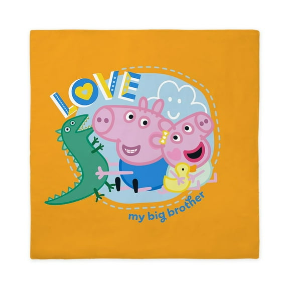 CafePress - Peppa Pig: Love My Big Brother - Queen Duvet
