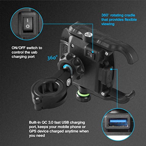 rydonair motorcycle phone mount
