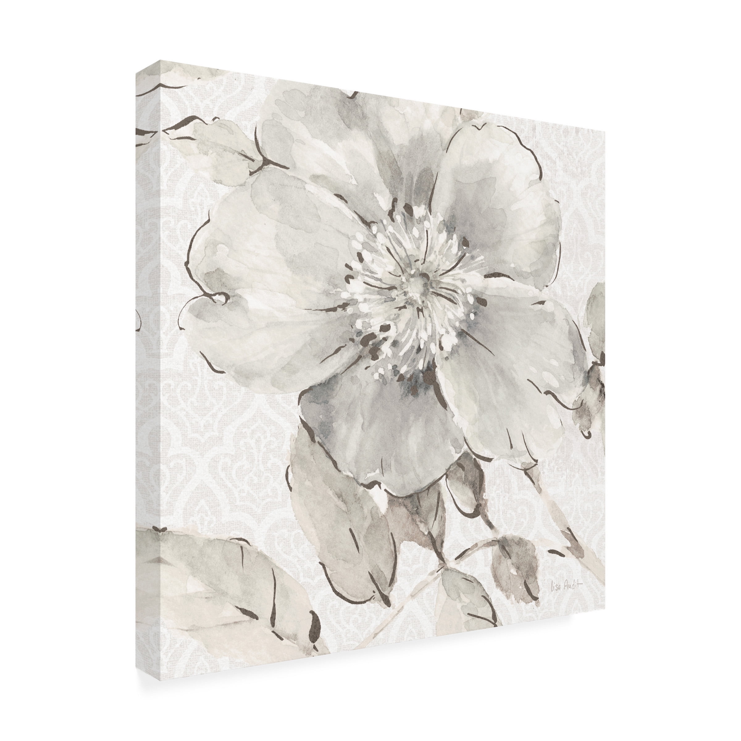 Trademark Fine Art 'Indigold V Gray' Canvas Art by Lisa Audit