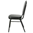 thumbnail image 5 of Hampden Furnishings Lila Collection Vinyl Banquet Chair, Black, Pack of 2, 5 of 9
