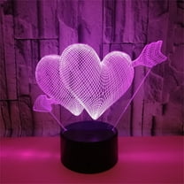 Valentine Heart Shaped Neon Light Pink Heart Lamp with Holder Base Heart Shaped Neon Table Lamp Desk Light USB and Battery Powered for Christmas Valentine's Day Wedding Party Decor