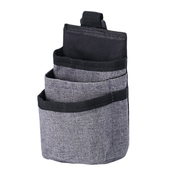 unbranded Bolsa Multi Bolsillo Para En Tela Oxford Con Gancho Colgante Y Espacio Para Carga De Móvil