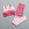 thumbnail image 4 of Afdoent Women 2 Piece Workout Sets Gradient Yoga Clothing Set Fashion Outdoor Running Fitness Wear Tight Sportswear Fashion Clothes, 4 of 4