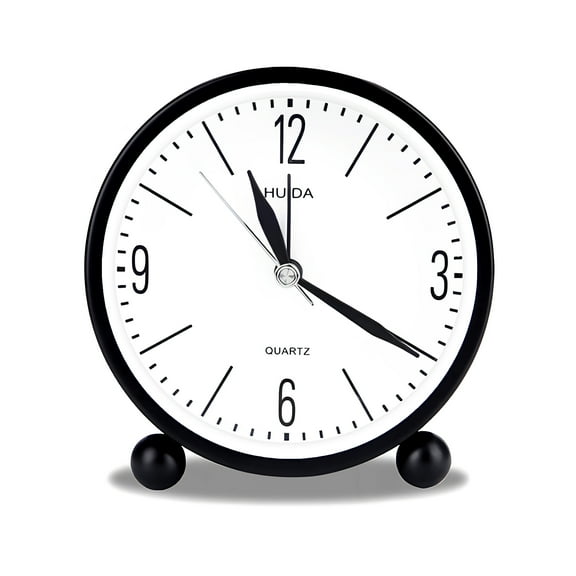 CCOCC Alarm Clock,Eco-Friendly Desk Clock,Silent Alarm Clocks for Bedrooms and Travel with Night Light Feature