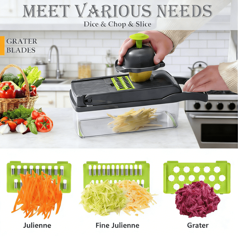 Ambler 10-in-1 Vegetable Chopper with 8 Blades photo 6